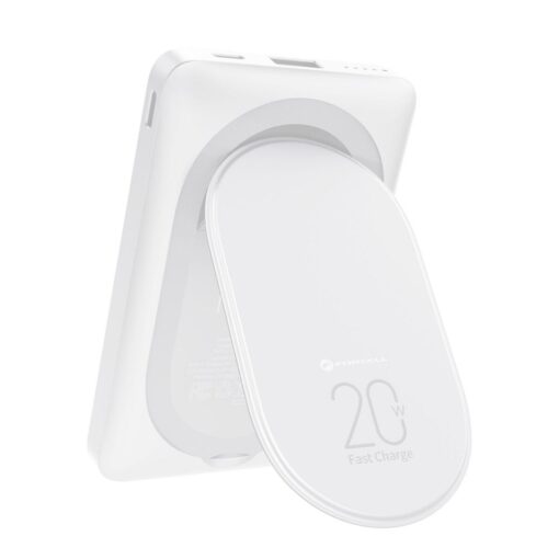 FORCELL F-ENERGY F10K2 MagStand powerbank kompatibel mit MagSafe PD QC3.0 5A 20W 10 000 mAh weiß – Bild 8