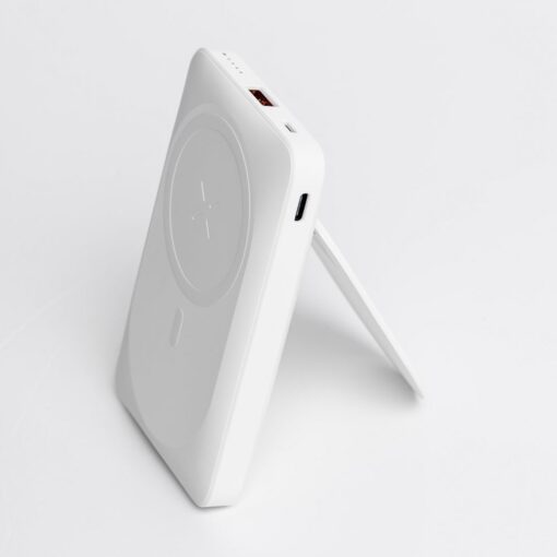 FORCELL F-ENERGY F10K2 MagStand powerbank kompatibel mit MagSafe PD QC3.0 5A 20W 10 000 mAh weiß – Bild 11