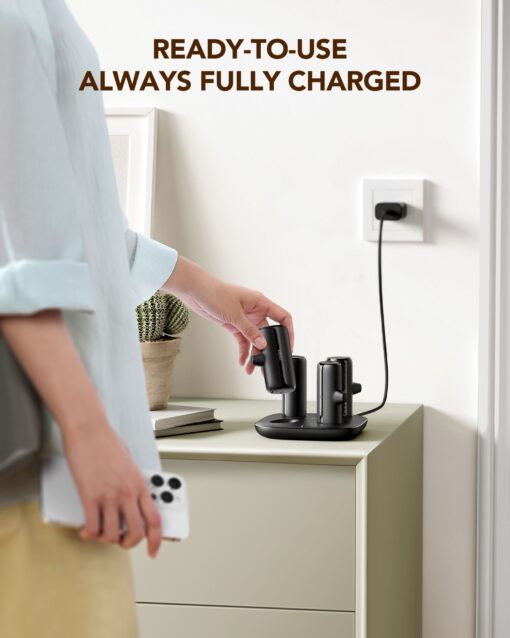 VEGER powerbank 20 000 mAh powerbank set 4 x 5000 mAh Pogo schwarz – Bild 10