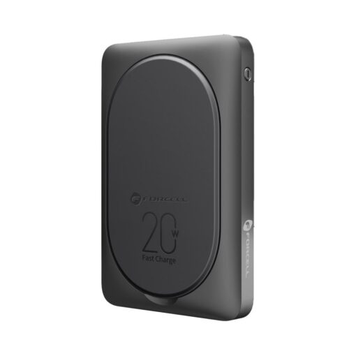 FORCELL F-ENERGY F10K2 MagStand powerbank kompatibel mit MagSafe PD QC3.0 5A 20W 10 000 mAh schwarz – Bild 3