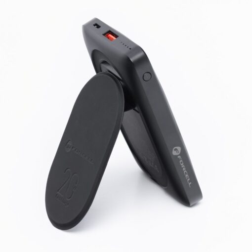 FORCELL F-ENERGY F10K2 MagStand powerbank kompatibel mit MagSafe PD QC3.0 5A 20W 10 000 mAh schwarz – Bild 9