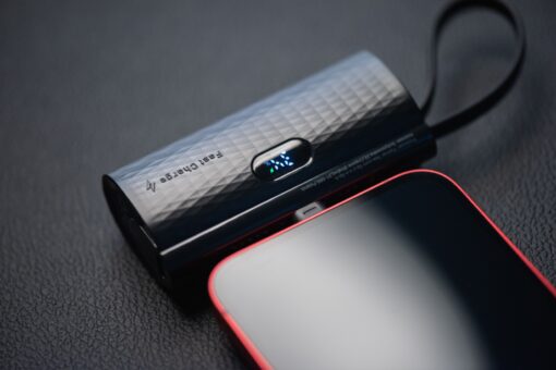 FORCELL F-ENERGY Power Plug F5K3 Powerbank 5.000mAh mit integriertem Anschluss für Lightning 8-PIN PD 20W schwarz – Bild 13