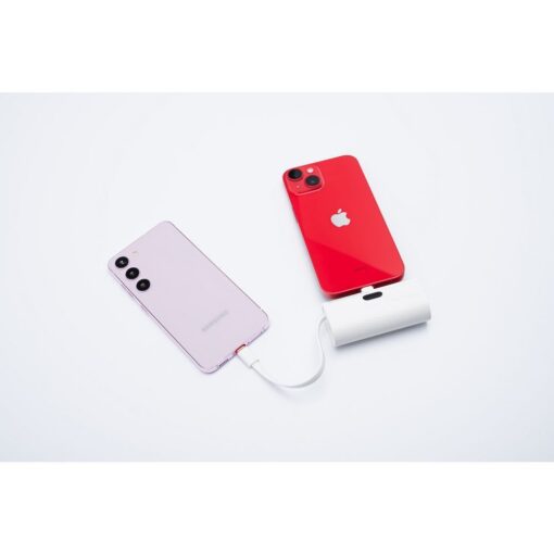 FORCELL F-ENERGY Power Plug F5K3 Powerbank 5.000mAh mit integriertem Anschluss für Lightning 8-PIN PD 20W weiß – Bild 11