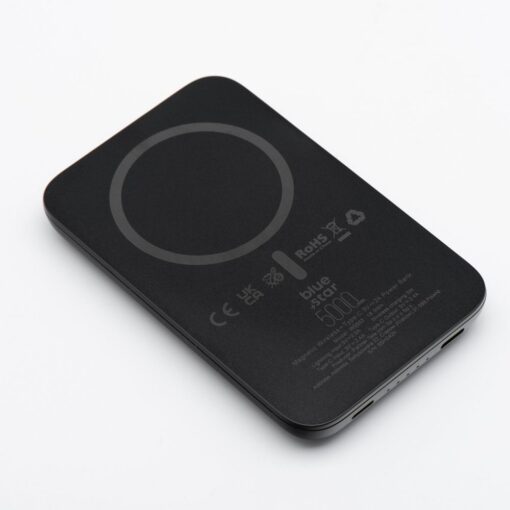 BLUE STAR powerbank 5000 mAh compatible with MagSafe 2A 5W W0553 black – Bild 3
