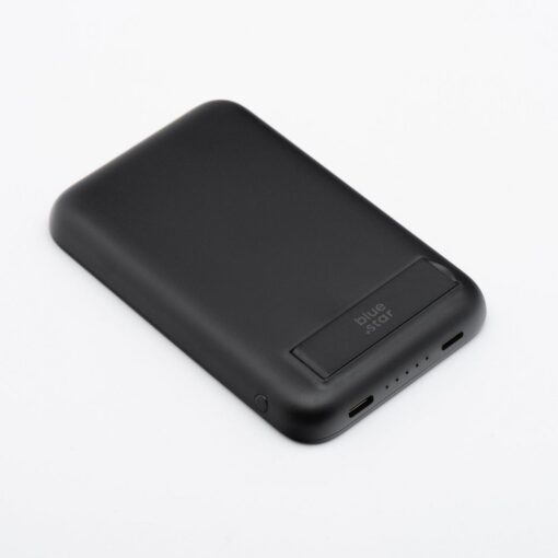 BLUE STAR powerbank 5000 mAh compatible with MagSafe 2A 5W W0553 black – Bild 4