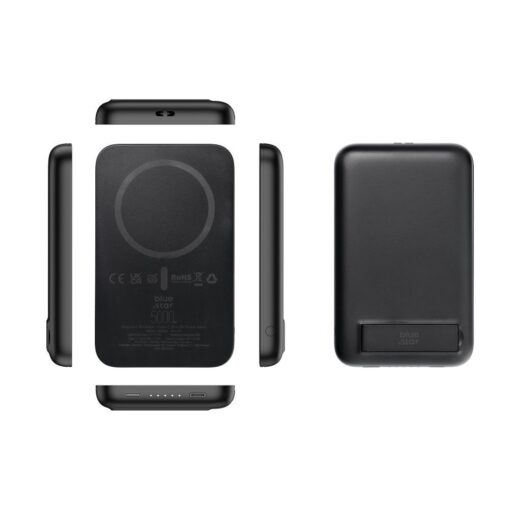 BLUE STAR powerbank 5000 mAh compatible with MagSafe 2A 5W W0553 black – Bild 14