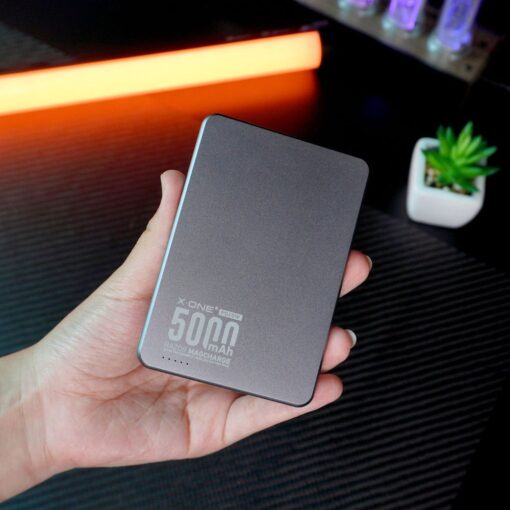 X-ONE Razor Magcharge Ultraslim (7,6mm) power bank compatible with MagSafe 5000mAh – Bild 4