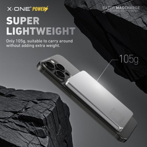 X-ONE Razor Magcharge Ultraslim (7,6mm) power bank compatible with MagSafe 5000mAh – Bild 9