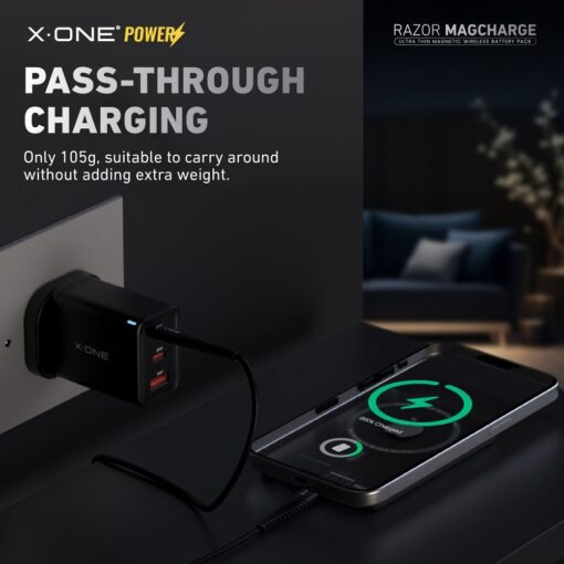 X-ONE Razor Magcharge Ultraslim (7,6mm) power bank compatible with MagSafe 5000mAh – Bild 11