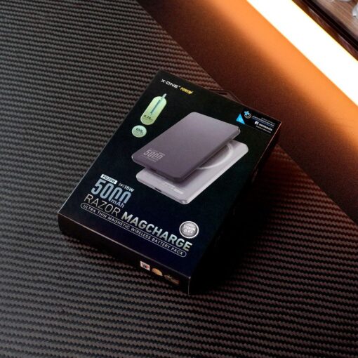 X-ONE Razor Magcharge Ultraslim (7,6mm) power bank compatible with MagSafe 5000mAh – Bild 14