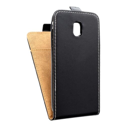 SLIM FLEXI FRESH FLIP HANDYTASCHE für SAMSUNG J3 2017 Schwarz