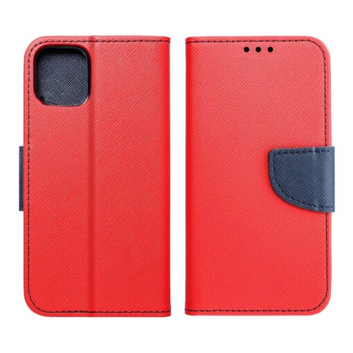 Fancy Book Case für SAMSUNG S22 rot / dunkelblau – Bild 5