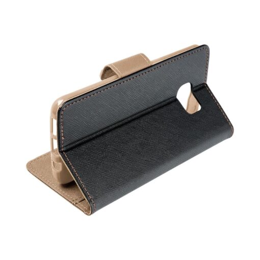 Fancy Book Holster für SAMSUNG S22 PLUS schwarz / gold – Bild 6