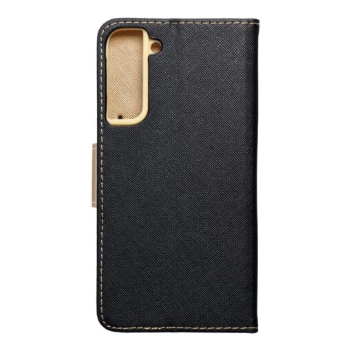 Fancy Book Holster für SAMSUNG S22 PLUS schwarz / gold – Bild 9