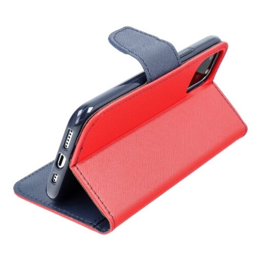 Fancy Book Holster für SAMSUNG S22 PLUS rot / navy blau – Bild 3