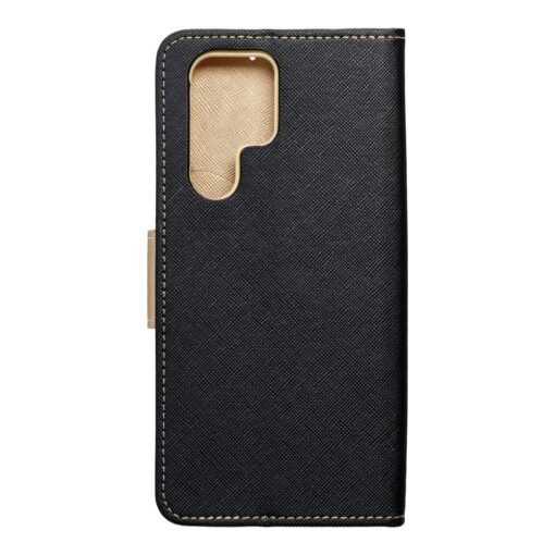 Fancy Book Holster für SAMSUNG S22 ULTRA schwarz / gold – Bild 9