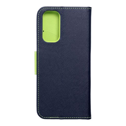 FANCY Book for XIAOMI Redmi Note 11 / 11S navy / lime – Bild 10