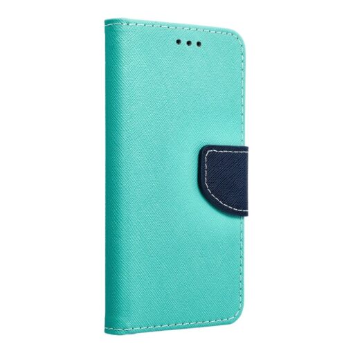 Fancy Book Case für SAMSUNG Galaxy S7 (G930) mint/dunkelblau