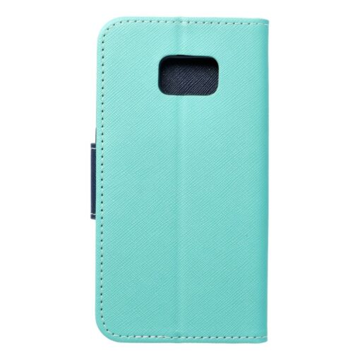 Fancy Book Case für SAMSUNG Galaxy S7 (G930) mint/dunkelblau – Bild 3