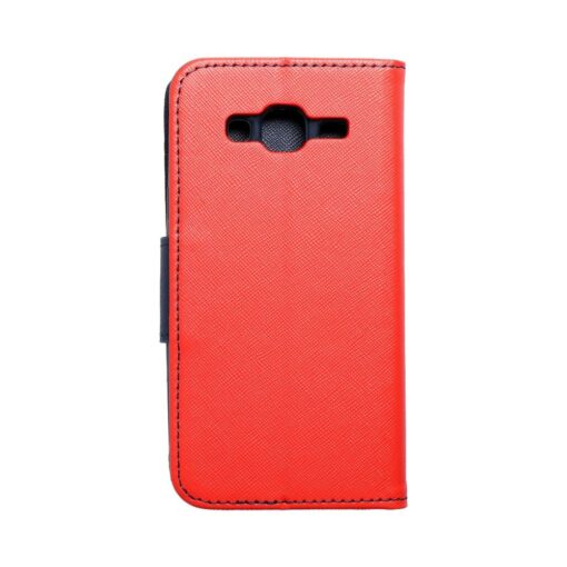 Fancy Book Case für SAMSUNG Galaxy J3/ J3 2016 rot/dunkelblau – Bild 3