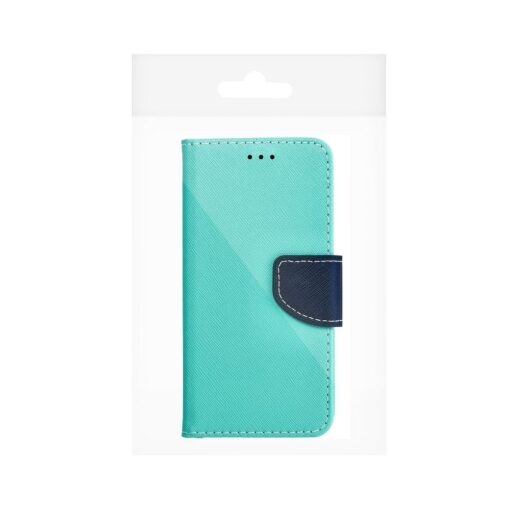 Fancy Book Case für SAMSUNG Galaxy Galaxy J3 2017 mint/dunkelblau – Bild 10