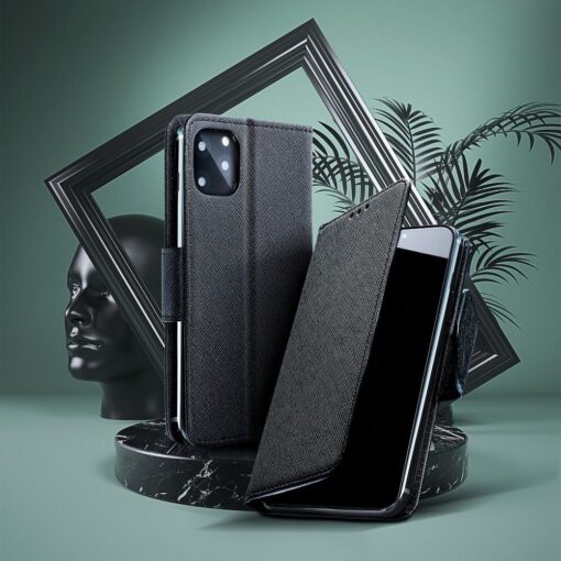 Fancy Book Case für SAMSUNG Galaxy J3/ J3 2016 schwarz – Bild 9