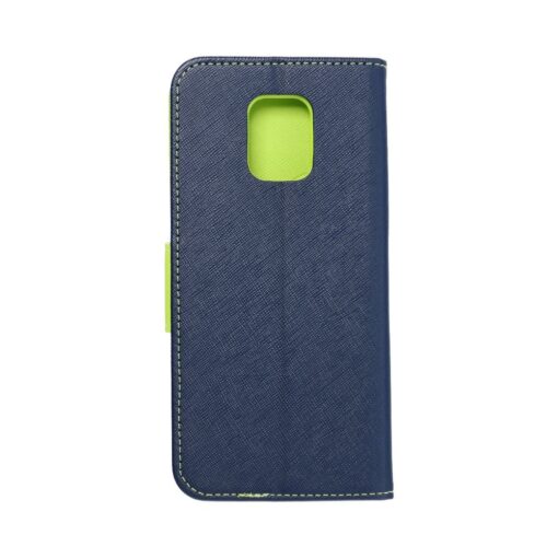 Fancy Book Case für XIAOMI Note 9 Pro dunkelblau/lime – Bild 3