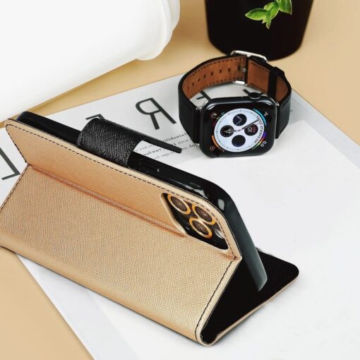 Fancy Book für XIAOMI Redmi 9A gold/schwarz – Bild 8