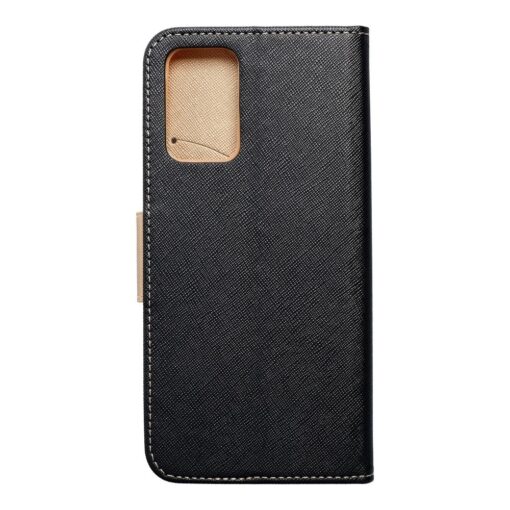 Fancy Book Case für SAMSUNG A72 LTE ( 4G ) schwarz / gold – Bild 3