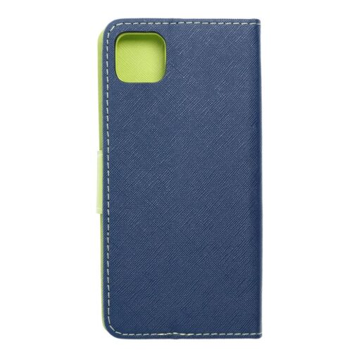 Fancy Book Case für SAMSUNG A22 5G dunkelblau / lime – Bild 3