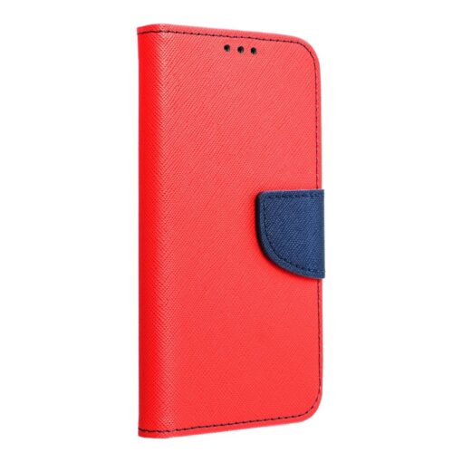 Fancy Book Case für SAMSUNG A54 5G rot/dunkelblau