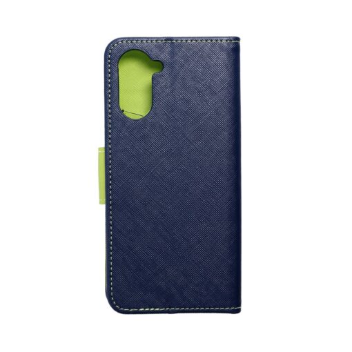 Fancy Book Case für REALME 10 dunkelblau/limone – Bild 9