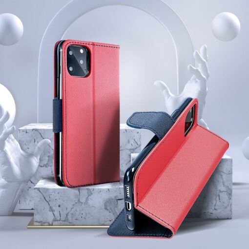 Fancy Book Holster für XIAOMI 13 PRO rot / navy blau – Bild 8