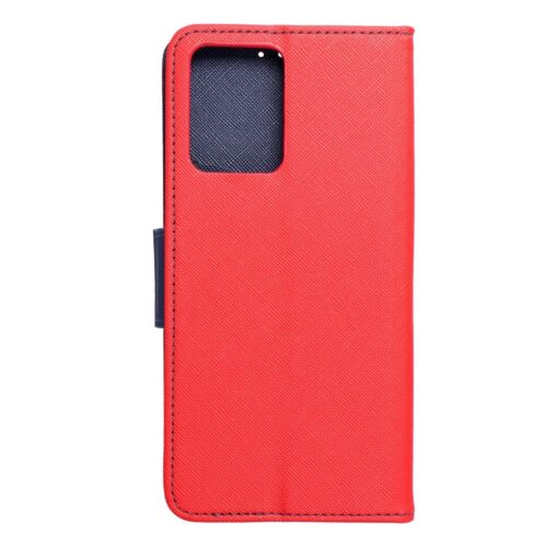 Fancy Book Holster für XIAOMI Redmi NOTE 12 5G rot / marineblau – Bild 11