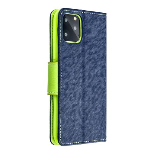 Fancy Book Holster für IPHONE 15 PLUS navy blau / lindgrün – Bild 6