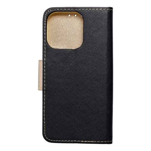 Fancy Book Holster für IPHONE 15 PRO schwarz / gold – Bild 9