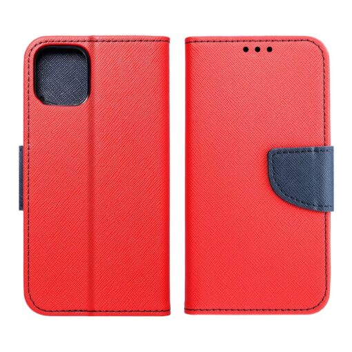 Fancy Book Holster für SAMSUNG A25 5G rot / navy blau – Bild 5