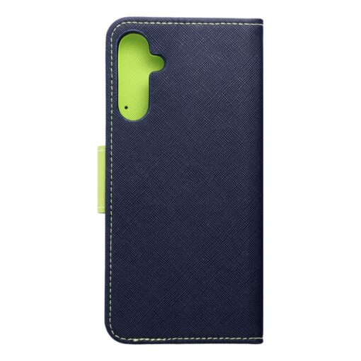Fancy Book Case für SAMSUNG A15 5G dunkelblau/limone – Bild 10