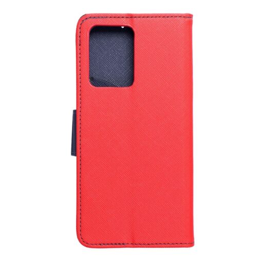 Fancy Book Holster für XIAOMI Redmi NOTE 12 PRO PLUS 5G rot / marineblau – Bild 11