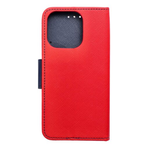Fancy Book Holster für IPHONE 16 PRO rot / navy blau – Bild 11