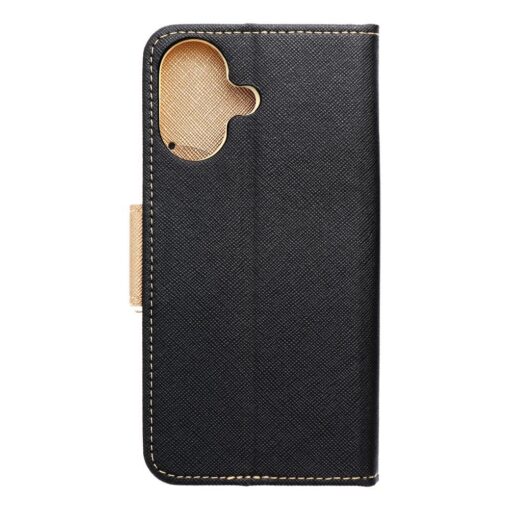 Fancy Book Holster für IPHONE 16 schwarz / gold – Bild 9