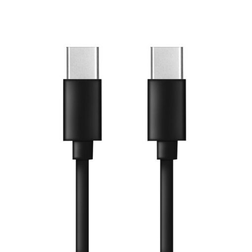 Kabel Typ C auf Typ C Power Delivery PD 60W 3A C296 schwarz (8mm langes Ende) – Bild 4