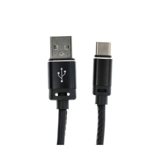 Kabel USB - Typ C 2.0 C366 1 Meter (länger Anschluss 8 MM) schwarz – Bild 3