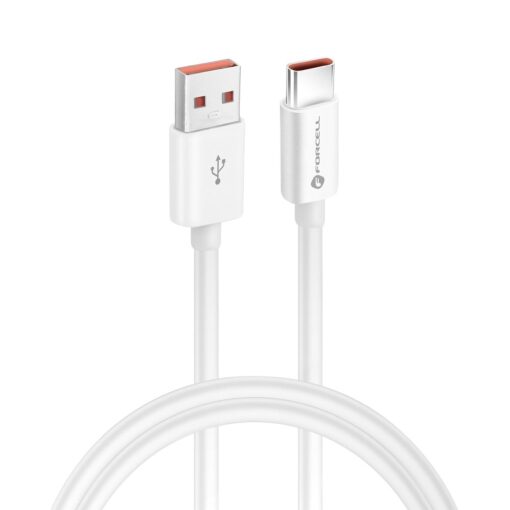 FORCELL F-ENERGY C336 USB A zu Typ C QC4.0 3A 60W Kabel 1 m weiß – Bild 3