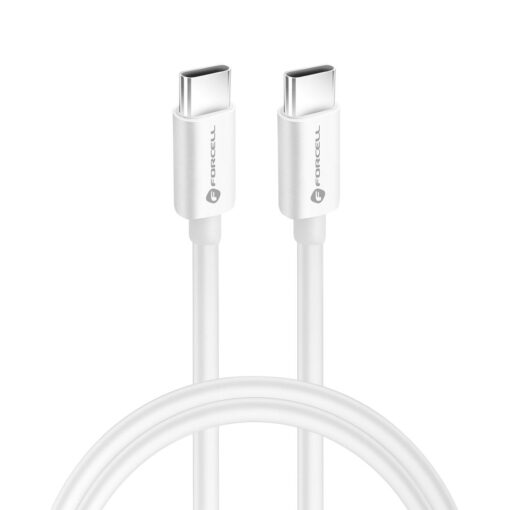 FORCELL F-ENERGY C339 Kabel Typ C auf Typ C PD QC4.0 5A 100W 1 m weiß – Bild 3