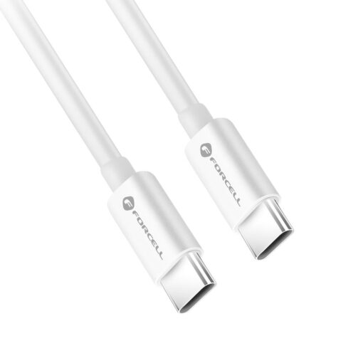 FORCELL F-ENERGY C339 Kabel Typ C auf Typ C PD QC4.0 5A 100W 1 m weiß – Bild 4