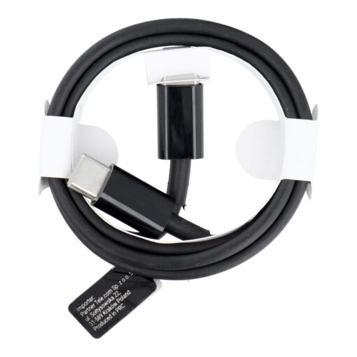 Kabel Typ C auf Typ C 2.0 HD23 PD 40W 1m schwarz – Bild 3