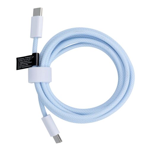 Kabel Typ C auf Typ C Power Delivery PD 60W 3A C263 blau 1,5 m