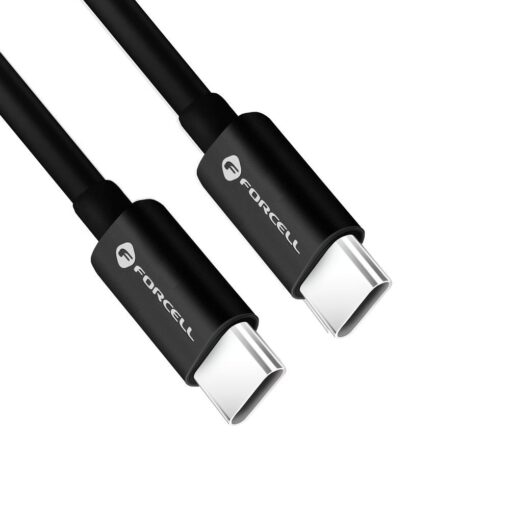 FORCELL Kabel Typ C auf Typ C QC4.0 3A/20V PD60W C338 50cm schwarz – Bild 4