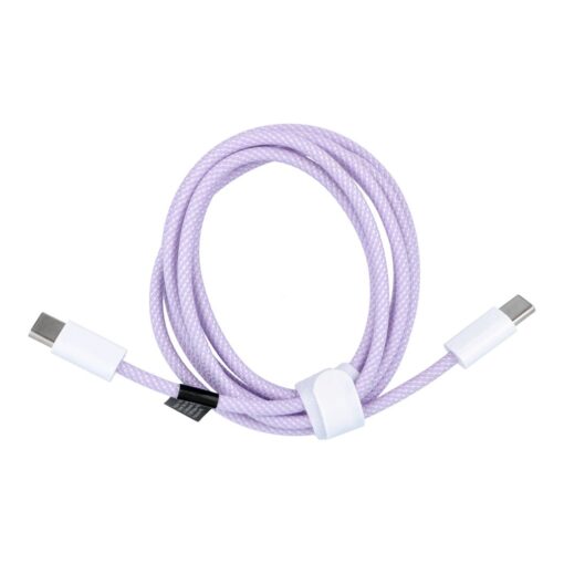 Kabel Typ C auf Typ C Power Delivery PD 60W 3A C263 lila 1,5 m